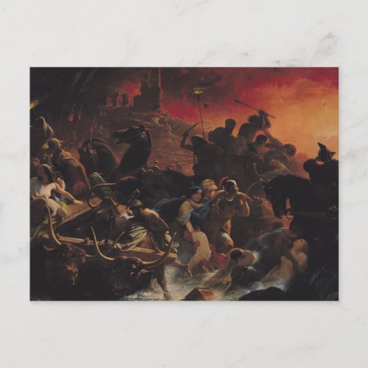 ポンペイの最後の日 ポストカード (正面)