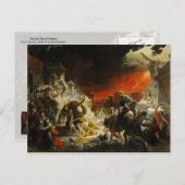 ポンペイの最後の日 ポストカード (正面/裏面)