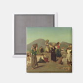 ポンペイの発掘調査， 1865 マグネット (正面/裏面)