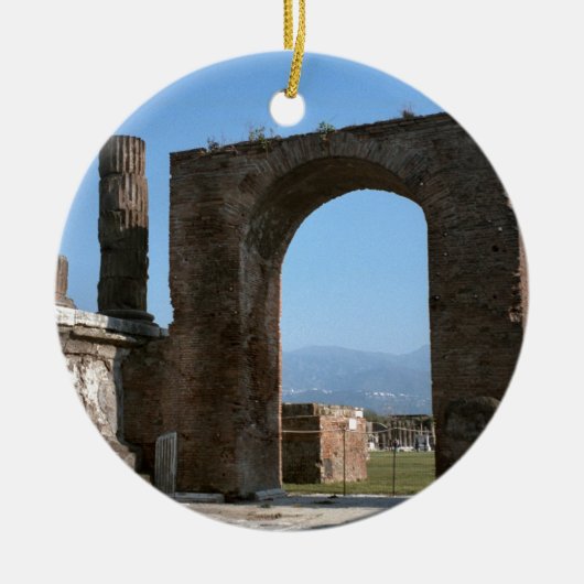 ポンペイの考古学的な場所 セラミックオーナメント (正面)