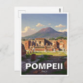 ポンペイイタリアトラベル ポストカード (正面/裏面)