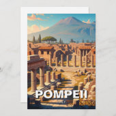 ポンペイイタリア山ヴェスビウストラベル シーズンカード (正面/裏面)