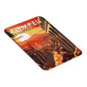 ポンペイカンパニアイタリアトラベルアートヴィンテージ マグネット (右側)