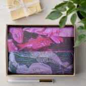 ポンペイコレクション、シーライフピンクブルー航海の 薄葉紙 (ギフト)