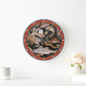 ポンペイコレクション/海 – 海の生活シーン ラージ壁時計 (ホーム)