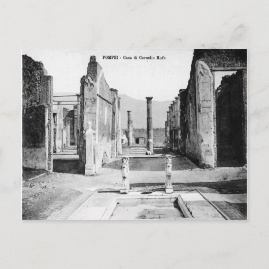 ポンペイヴィラアンドヴェスヴィウス ポストカード (正面)