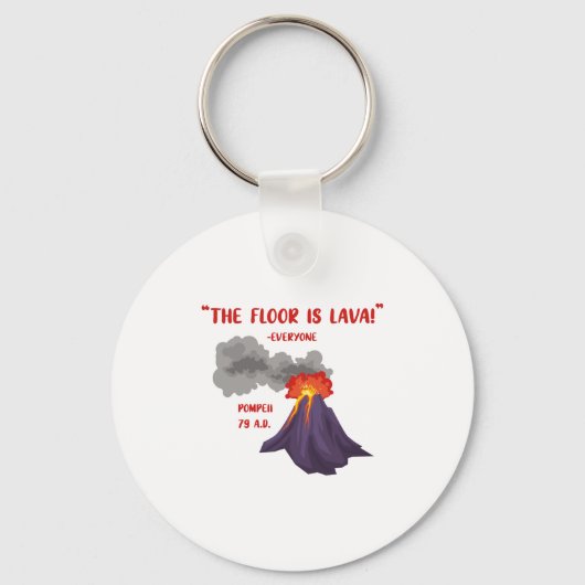 ポンペイ床は溶岩である キーホルダー (正面)