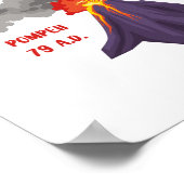 ポンペイ床は溶岩である ポスター (角)