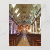 ポンペイ教会のはがきの女性 ポストカード (正面)