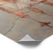 ポンペイ音楽レッスンのフレスコ ポスター (角)