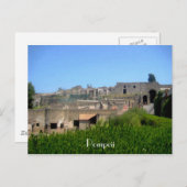 ポンペイ・イタリア ポストカード (正面/裏面)