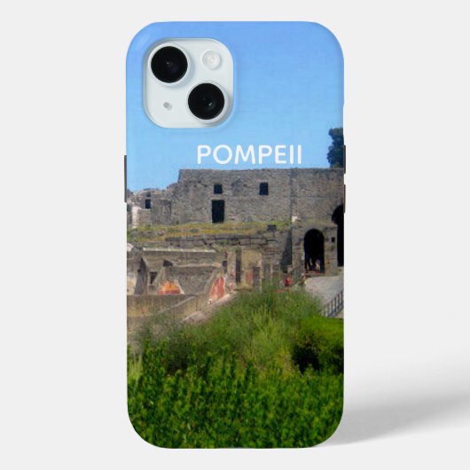 ポンペイ・イタリア Case-Mate iPhoneケース (裏面)