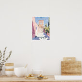 ポンペイ・ギリシャ水絵を描色の旅行 ポスター (キッチン)