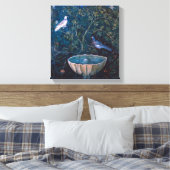 ポンペイ・コレクション/庭の鳩 キャンバスプリント (インサイチュ (寝室))