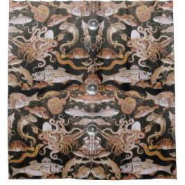 ポンペイ・コレクション/海 – シーライフシーン航海の シャワーカーテン