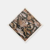 ポンペイ・コレクション/海 – シーライフシーン スタンダードカクテルナプキン (角)