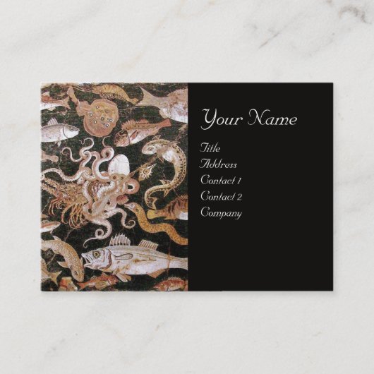 ポンペイ・コレクション/海 – シーライフシーン 名刺 (正面)