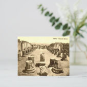 ポンペイ、バシリカの中庭 ポストカード (スタンド正面)