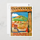 ポンペイ, 遺跡, イタリア ポストカード (正面/裏面)