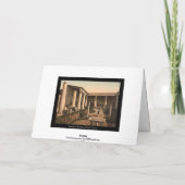 ポンペイ、Vettiのメッセージカードの家のPeristyle カード (裏面)