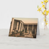 ポンペイ、Vettiのメッセージカードの家のPeristyle カード (黄色い花)