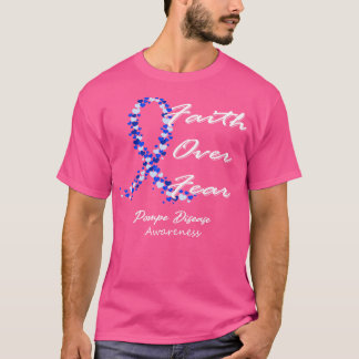 ポンペ病認識度このファへの恐怖に対する信仰 Tシャツ