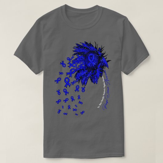 ポンペ病認識度ヒマワリ Tシャツ (デザイン正面)
