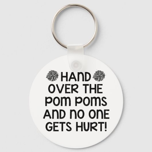 ポンポンを手渡し… キーホルダー (正面)