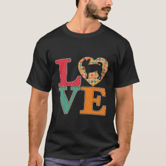 ポンポン愛犬家用ポンポンデザイン Tシャツ
