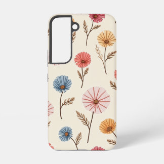 ポンポン花サムスンギャラクシーケース SAMSUNG GALAXY S22ケース
