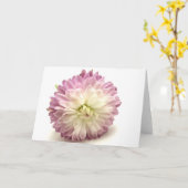 ポンポン カード (黄色い花)