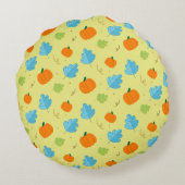 ポンポン ラウンドクッション (裏面)