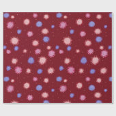 ポンポン ラッピングペーパー (フラット)