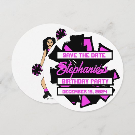 ポンポン #4 招待状 (正面/裏面)