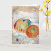 ポンメス |ルノアール カード (黄色い花)