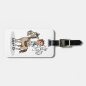 ポンメルホース体操ラゲッジタグ ラゲッジタグ (正面横)