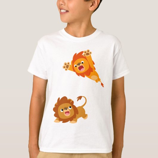 ポン引き!!漫画ライオンズキッズTシャツ Tシャツ (正面)