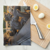 ポン・アレクサンドレ3.パリ。フランス。キッチンタオル キッチンタオル (四つ折り)