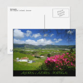 ポヴォアサン – アゾレス ポストカード (正面/裏面)