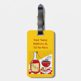 ポーおもしろいトワイン漫画の荷物タグ ラゲッジタグ