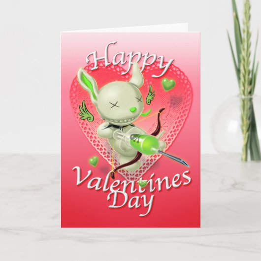 ポーさよなら子犬バレンタイン シーズンカード (正面)