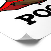 ポーすごいワーおもしろいすごいヒーロウンチプン ポスター (角)