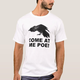 ポーのおばけに来るな Funny T-shirt Tシャツ