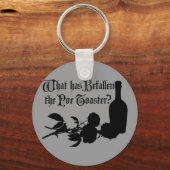 ポーのトースターが倒れたもの キーホルダー (正面)