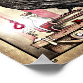 ポーの波打ちネバーモア・ポスター ポスター (角)