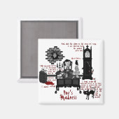 『ポーの狂気』(バージョン2)マグネット マグネット (正面/裏面)