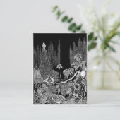 ポーの神秘と想像の物語 ポストカード (スタンド正面)