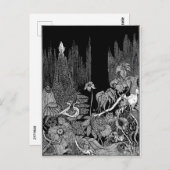 ポーの神秘と想像の物語 ポストカード (正面/裏面)