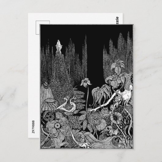 ポーの神秘と想像の物語 ポストカード (正面/裏面)