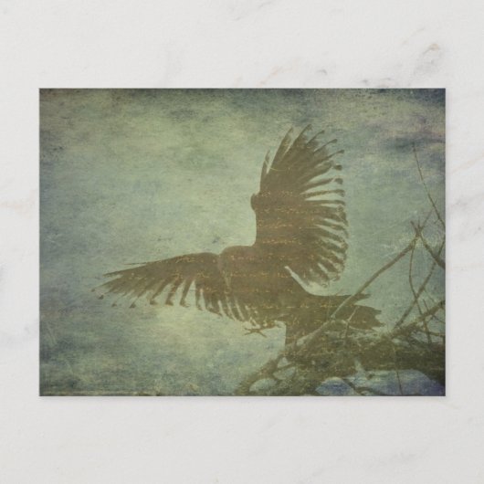 ポーの詩の嵐 ポストカード (正面)